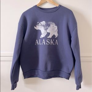 TOPSHOP Alaska Graphic Sweatshirt, Size 4